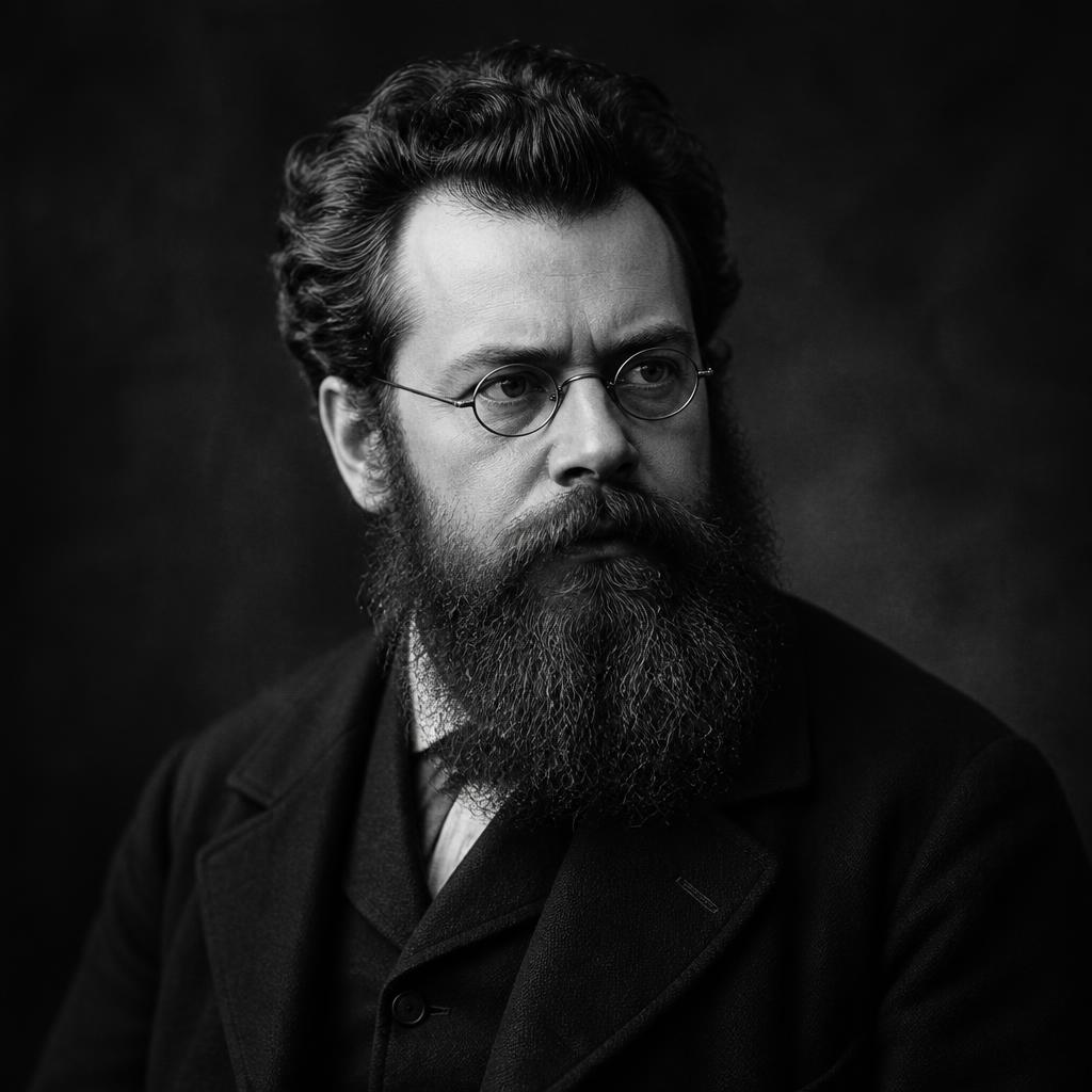 Portret van Ludwig Boltzmann
