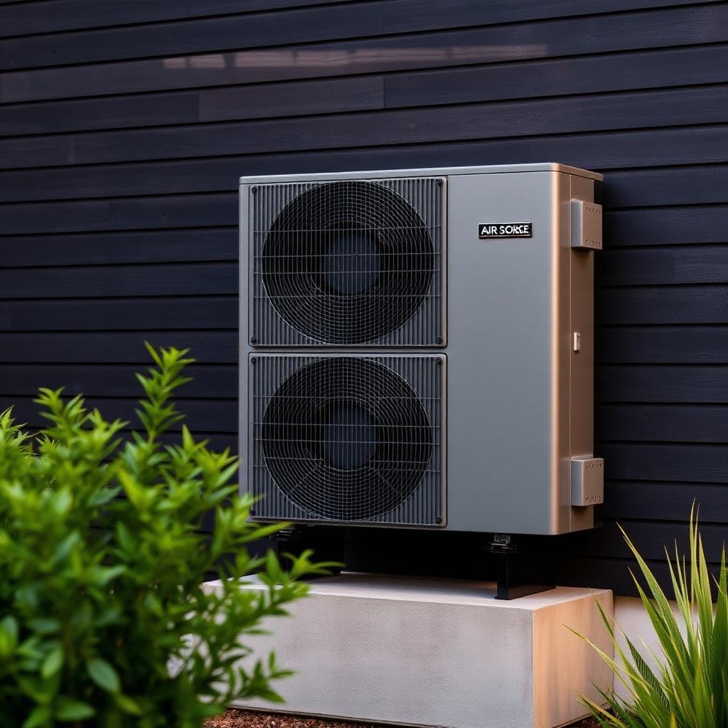 Moderne buitenunit voor klimaatbeheersing